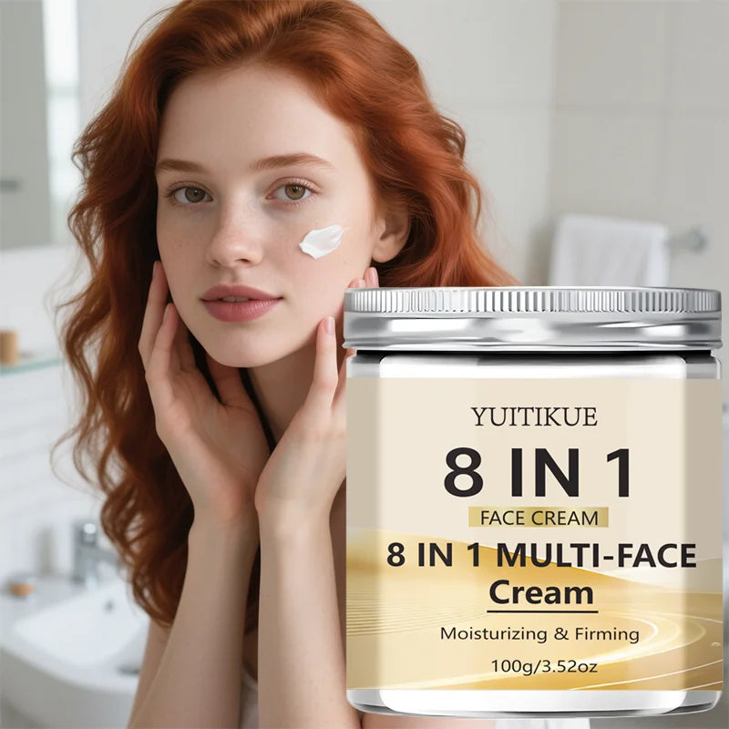 8-in-1 Face Cream – Retinol, Collagen & Hyaluronic Acid 100g