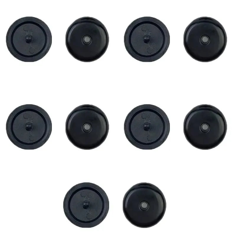 5/10/20pcs Car Parts Auto Safety Seat Belt Black Plastic Stopper Pitch Limit Buckle Clip Retainer Retainer Seatbelt Stop Button Oasis Select 5pcs black