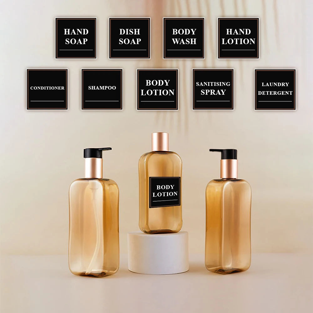 3-Pack Leak-Proof Travel Dispenser Bottles – Shampoo & Gel Travel Dispenser Bottles Oasis Select