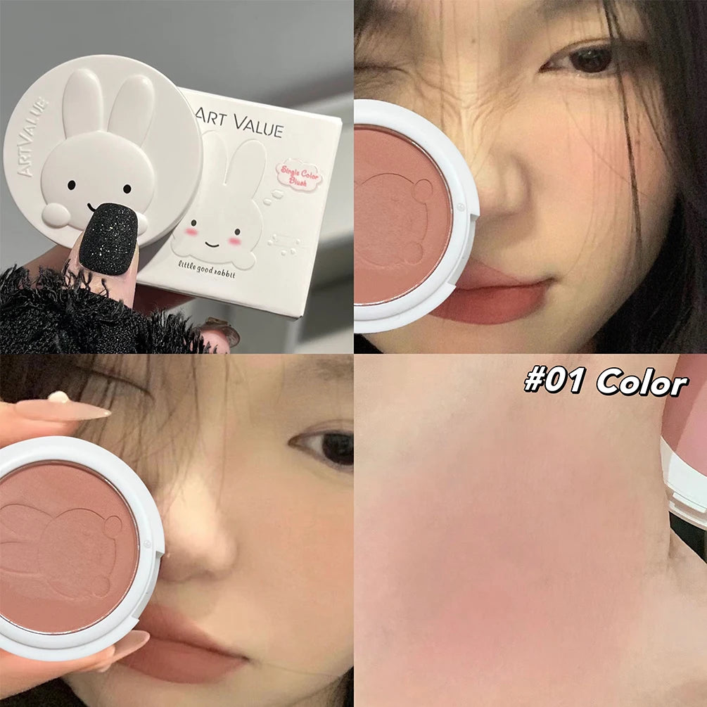 Art Value Matte Blush Powder – Nude Cheek Tint & Contour