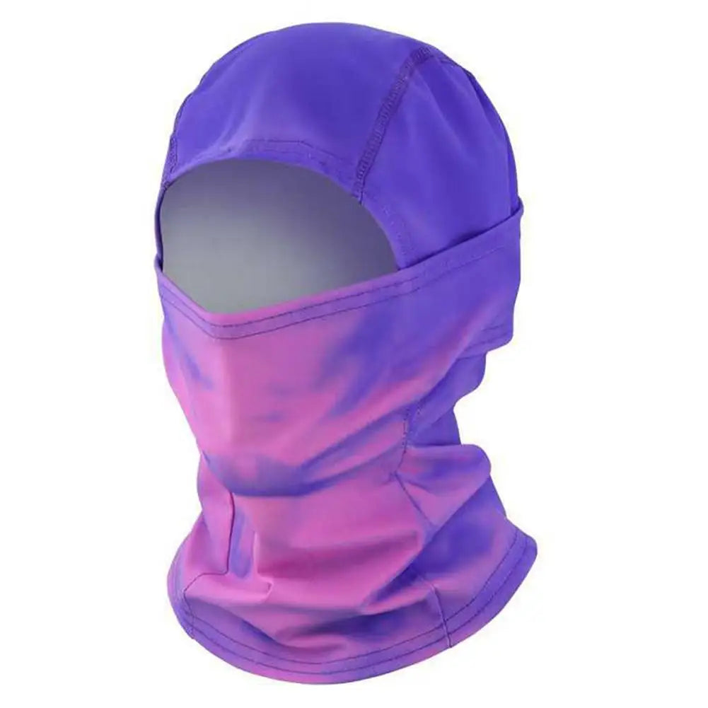 NEW Winter Warmth Temperature Sensitive Breathing Color Changing Balaclava Mask Outdoor Headgear Gradient Color Changing Thermal Oasis Select E