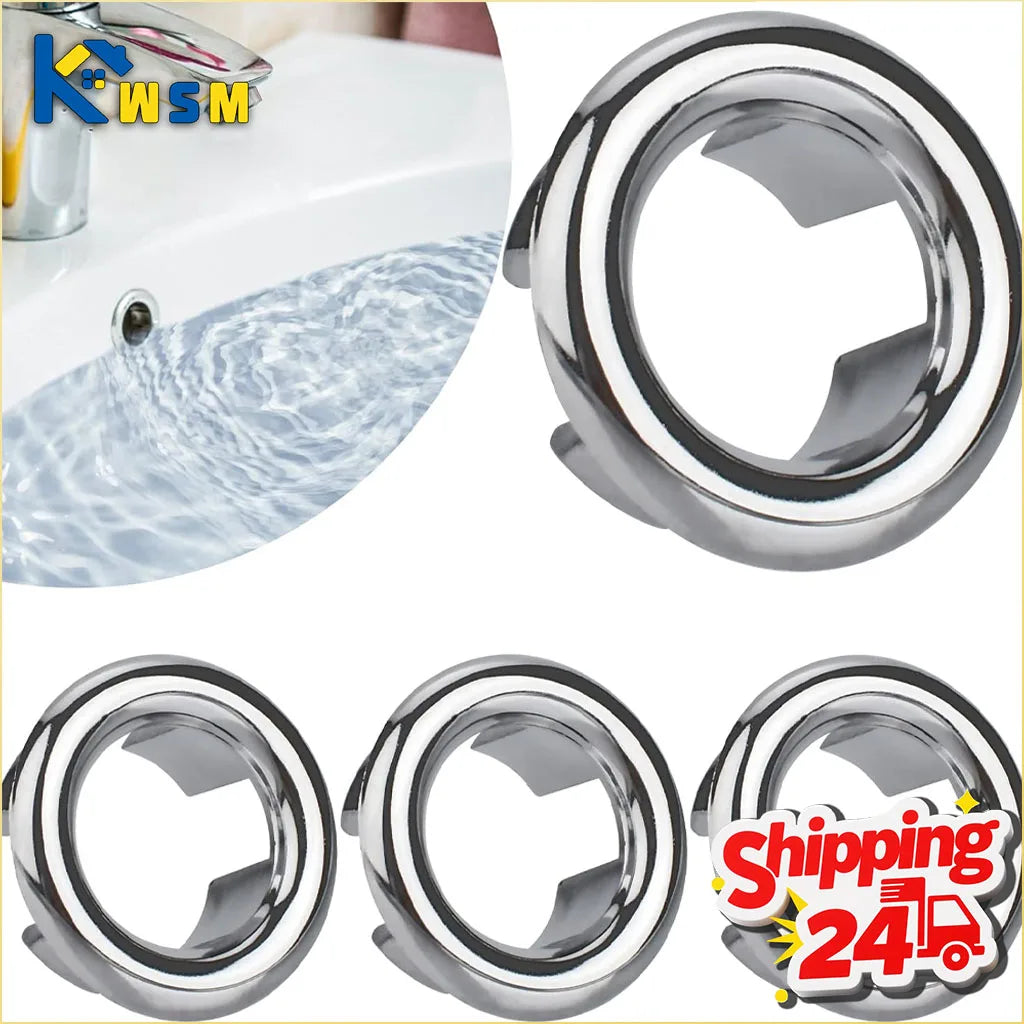 1-30PCS Brass Sink Drain Stopper Ceramic Art Basin Overflow Hole Plug Decorative Cover for Bathroom Sink Shower Accessories Oasis Select