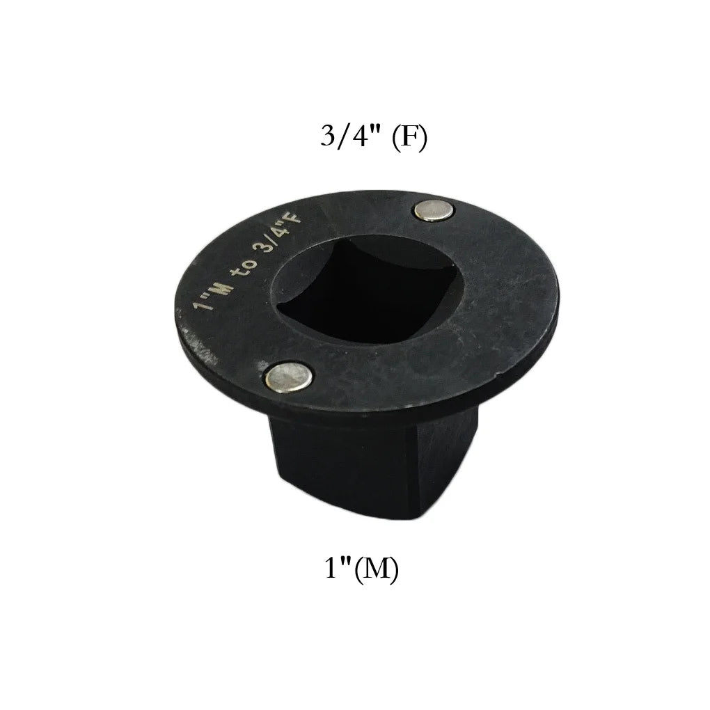 1pc Low Profile For Impact Driver Socket Adapter 3/4 To 1in 1/2 To 3/4 3/8 To 1/2 Socket Adapter Power Tool Accessories Oasis Select 9.5 to 25mm