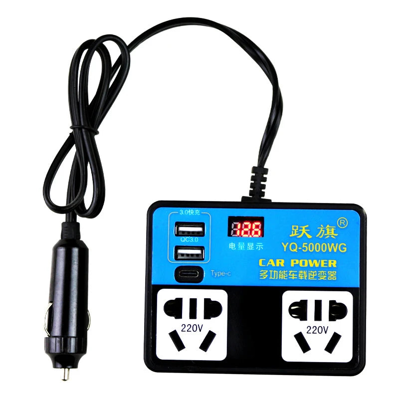 DC 12V 24V Converter Car Inverter Car Charging Wear-resistant Material Easy Installation Fast Charging USB Oasis Select
