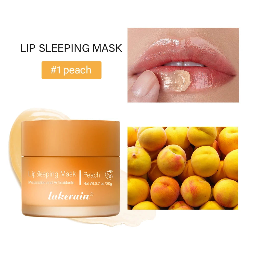 Lip Balm & Lip Mask Set Moisturizing Night Lips Care Multiple Colors Makeup Maintenance Lip Anti-Cracking Lip Oil Care Cosmetic Oasis Select Color 5