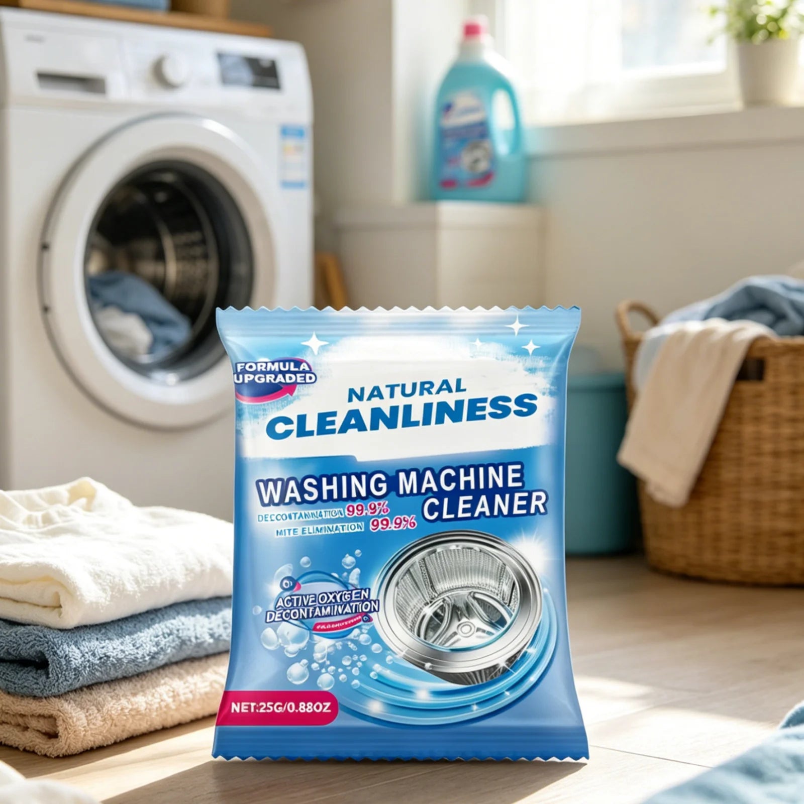 Jakehoe Washing Machine Cleaner Stain Remover Powerful Decontamination Regular Maintenance Mild Formula Washing Machine Descaler Oasis Select
