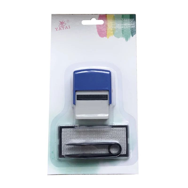DIY Custom Self-Inking Rubber Stamp Kit – Letters & Numbers