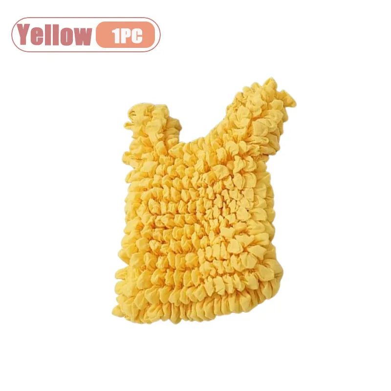 Magic Expandable Shopping Bag Large Capacity Pleated Tote Reusable Foldable Handbag Portable for Grocery Travel Picnic Oasis Select Yellow-1PC