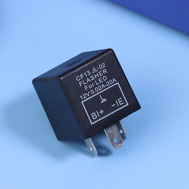CF13KT CF13 CF14 Universal 3 Pins 12V 0.02A-20A Adjustable LED Turn Light Flasher Flash Relay Motorcycle Switch Oasis Select