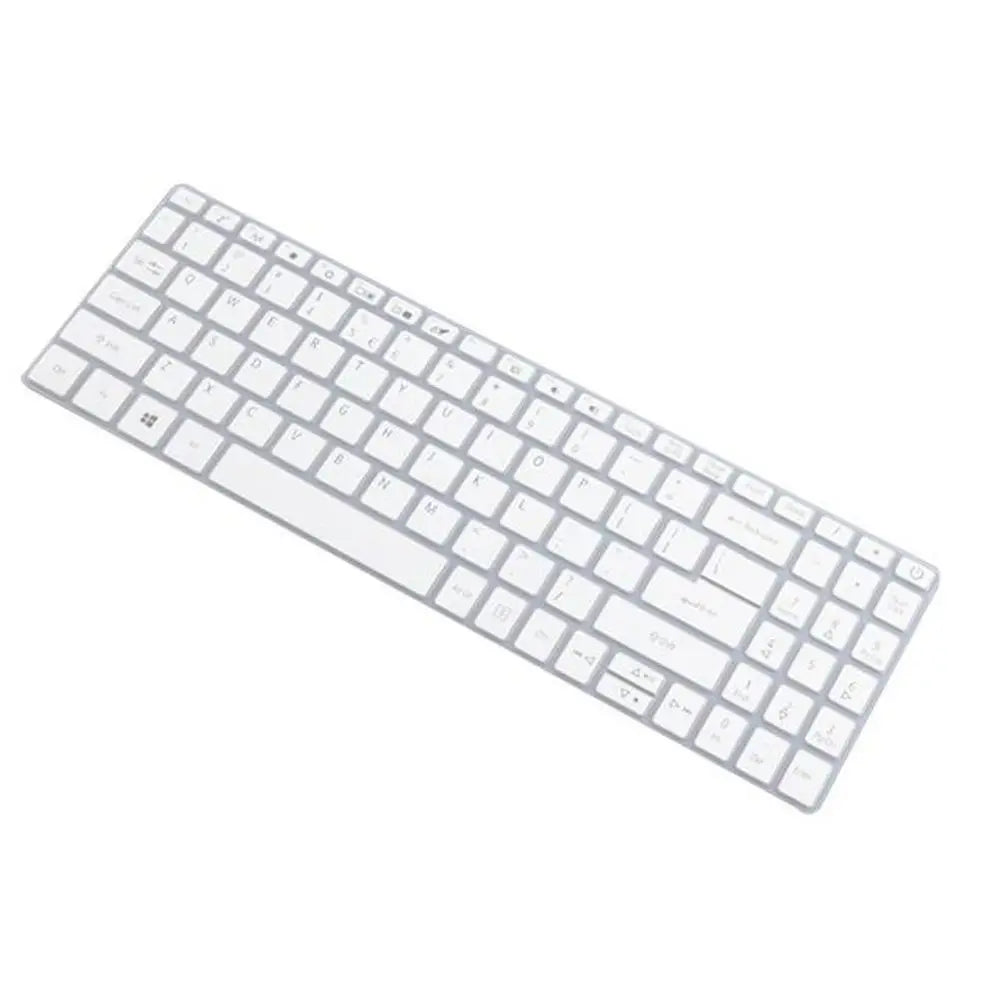 Laptop Keyboard Cover Skin for Acer Aspire 3 A315-56G A315-55G A315-55 A315 55 55G/ Aspire 5 A515-55G A515-55 A515 55G 15.6 Inch Oasis Select white