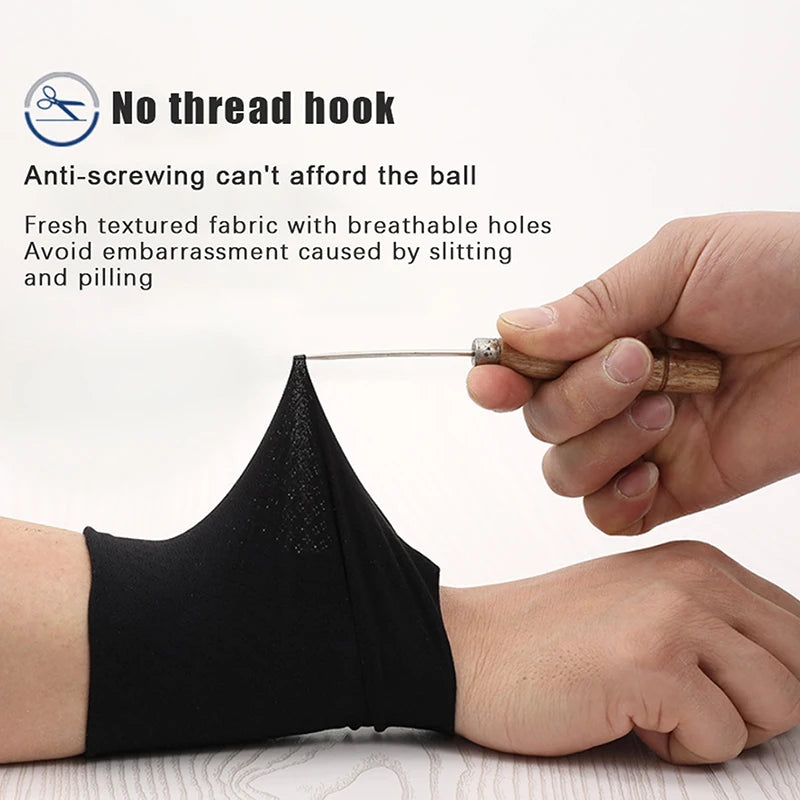1Pair Elastic Wristband Breathable Summer Ice Silk Cooling Sweat-absorbent Sports Cycling Running Wrist Straps Oasis Select