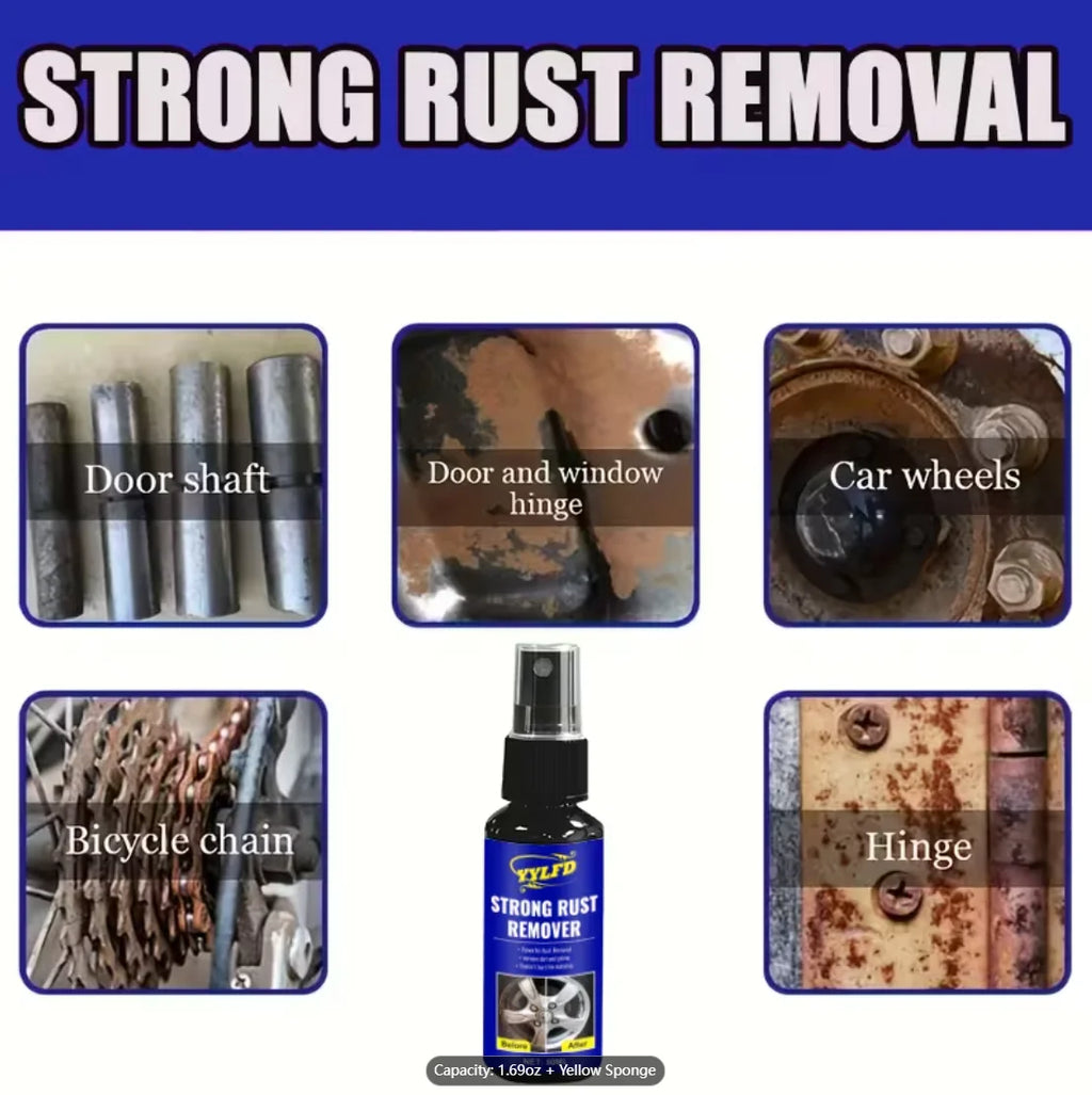 Car Brake Disc Rust Remover Spray | Powdered Formula Metal Safe Rust Remover Spray Oasis Select