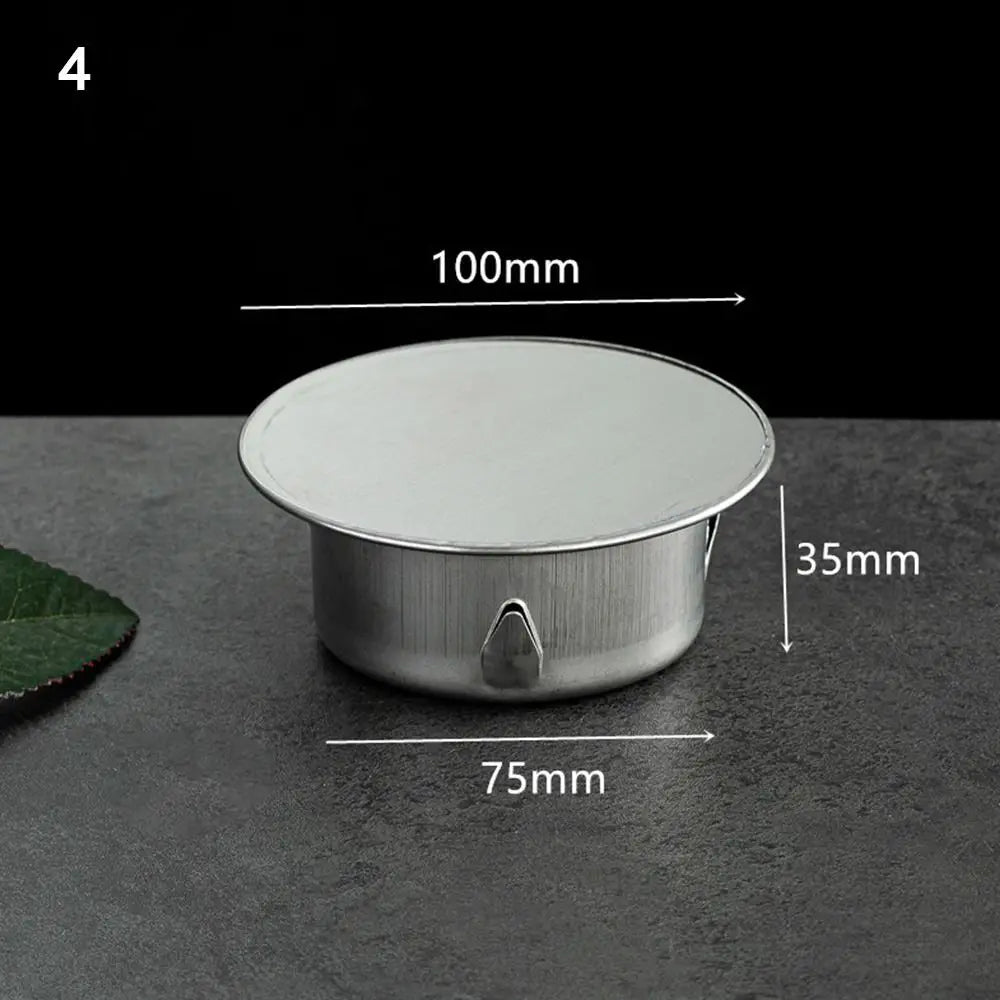 Stainless Steel Sewer Pipe Cap Insert Type anti-odor Anti-blocking Sealing Cover Insect Prevention 50-150mm Rain Pipe Cap Oasis Select 4