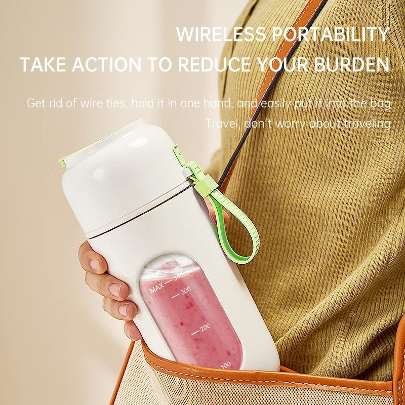 Portable Wireless Juicer Cup 1500ml | 12-Blade Rechargeable