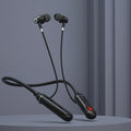 Wireless Earphones 5.3 Neckband Headphones Gaming LED Display Stereo Sports Headset Halter Waterproof Magnetic Earbuds Oasis Select G07 Black