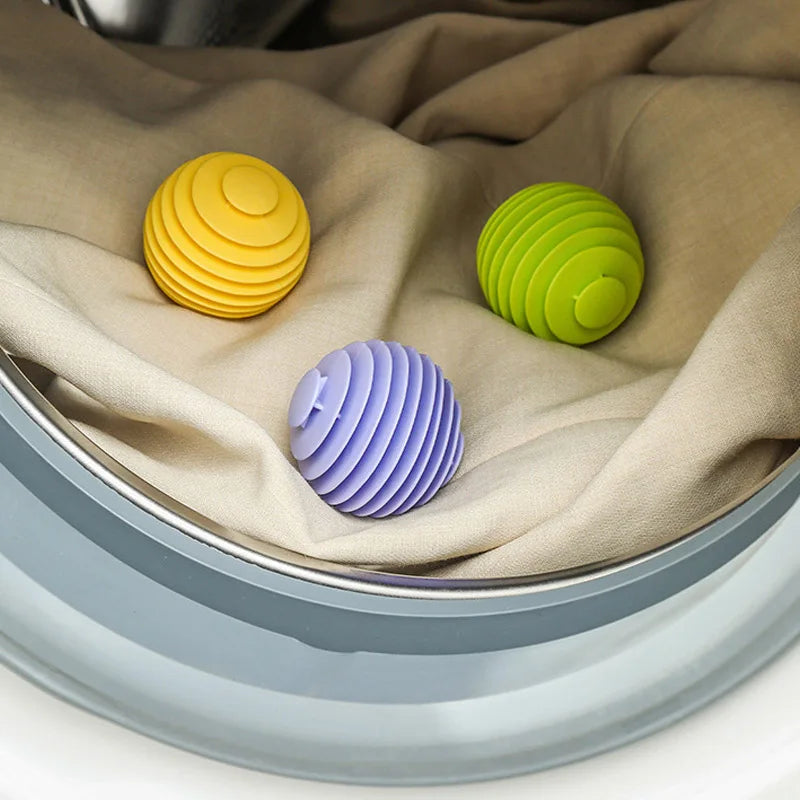 Anti-tangle Oval Solid Cleaning Balls Magic Laundry Balls Drum Washing Machine Stain for Laundry Ball Cleaning Tool for Clothes Oasis Select