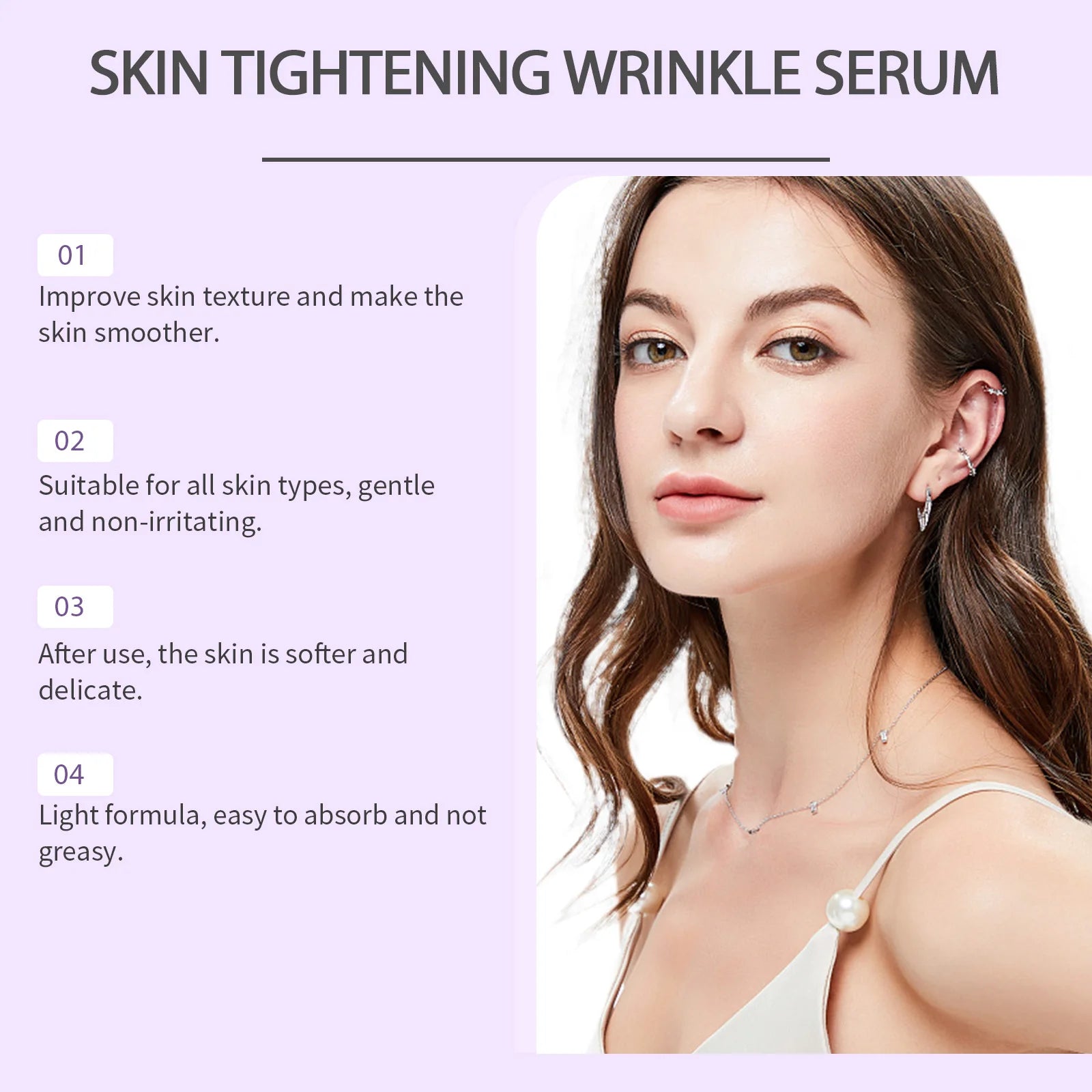 Arginine Serum For Facial Care, Nourishing, Firming, Hydrating, Moisturizing, Brightening & Radiant Skin Rejuvenation Essence Oasis Select