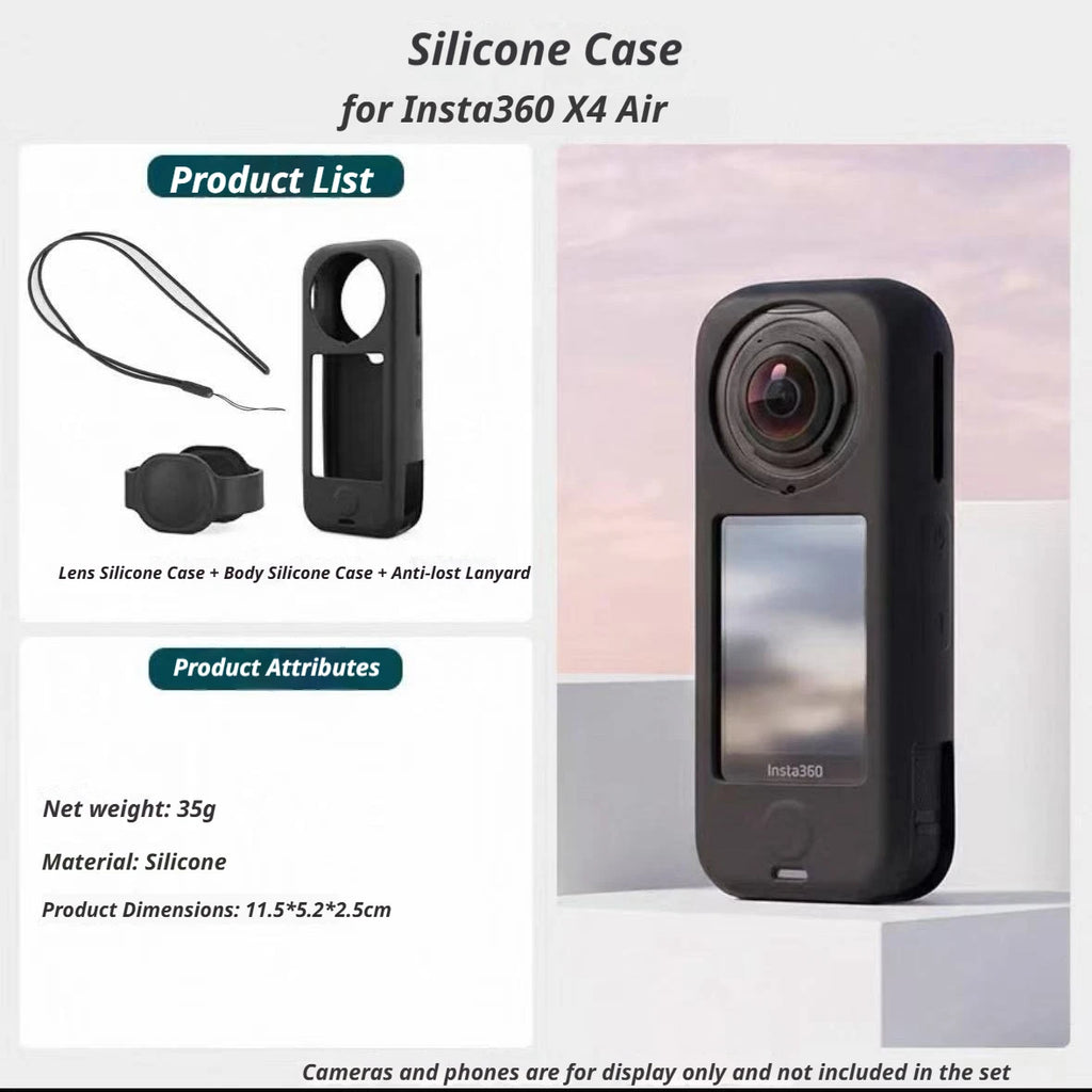 Insta360 X4 Air Accessories Kit – Screen Protector & Lens Guard