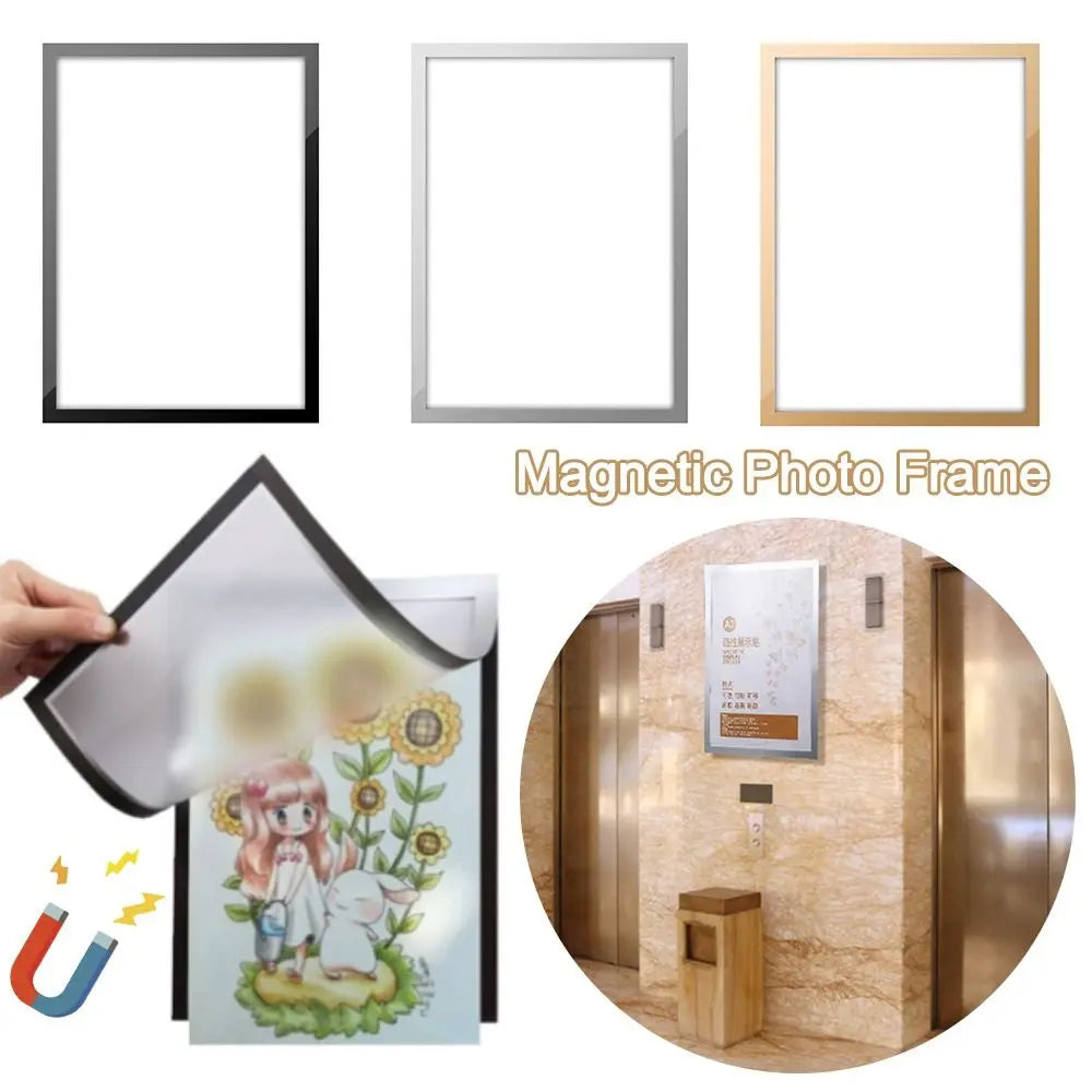 Magnetic Photo Frame A3 A4 8.5x11" Poster & Art Display