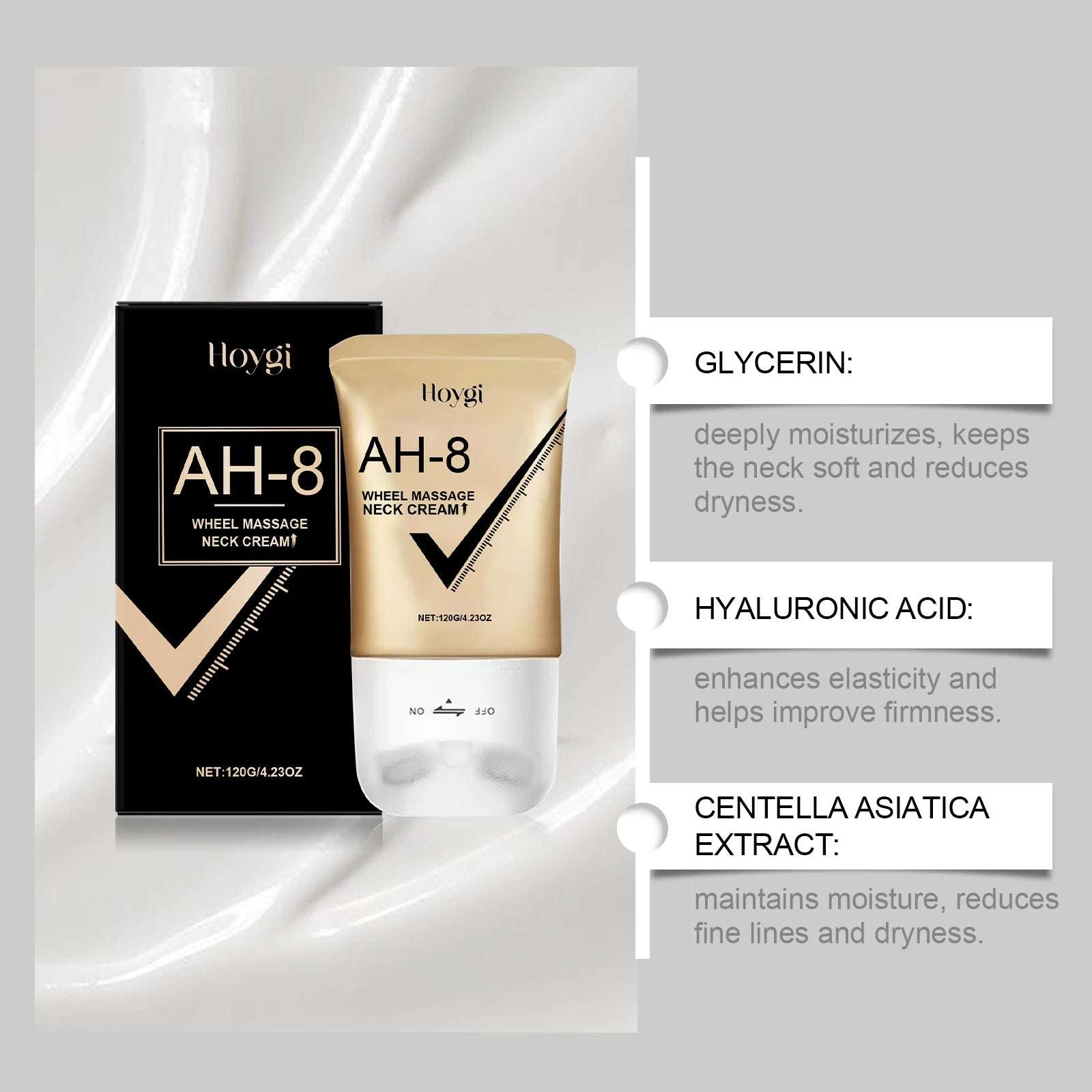 Neck Firming Roll-On Cream – Nourishing Smoother Skin Formula Neck Firming Cream Oasis Select