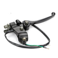 Handle Assembly Brake Lever Metal Replacement For ATVs/Quads Handlebars 22mm 7/8 Inch Black Double Pull Front New Oasis Select A