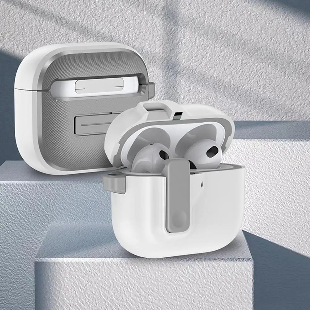 Silicone Case for AirPods 4 – TPU+PC Protective Cover