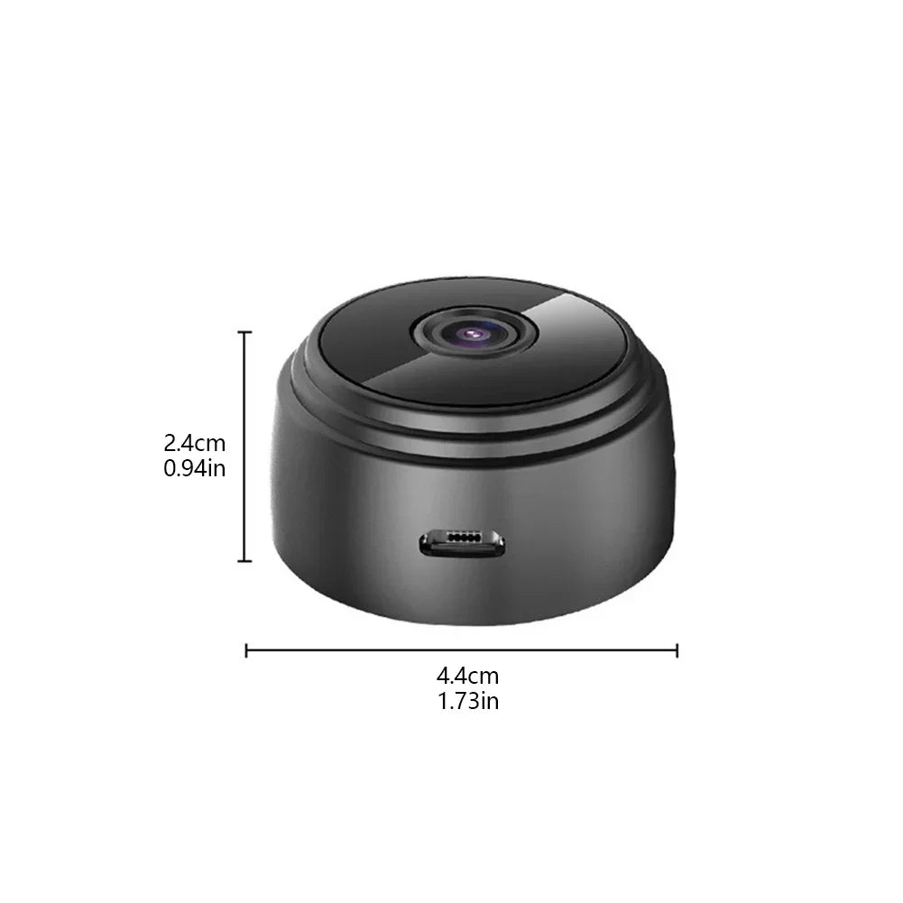 A9 Mini WiFi Security Camera – Night Vision & 150° Wide Angle