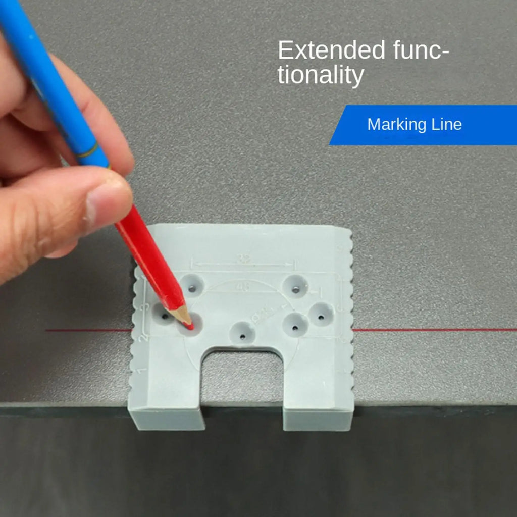 1PC Magnetic Cabinet Door Hinge Spacer With Scale Gap Alignment Tool For Cabinet Door Installation Magnetic Hinge Jig Tool Oasis Select