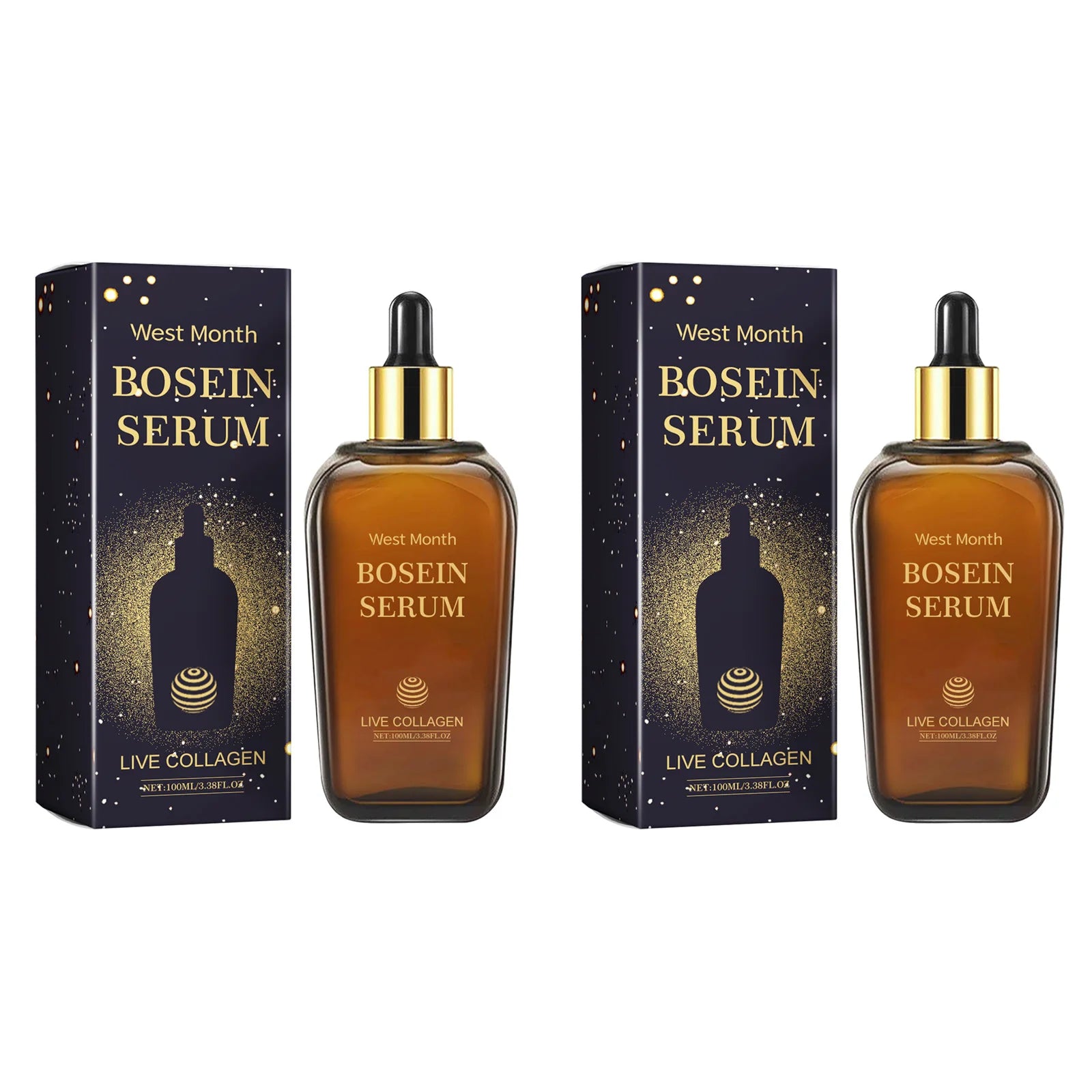 Face Bosein Serum Brightening Skin Tone Replenishing Collagen Repairing Increasing Skin Elasticity Moisturizing Essence Lotion Oasis Select 2Pcs