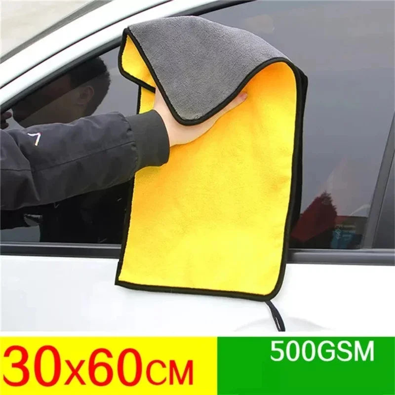 1/5/10/20pieces 30x30/60CM Car Wash Microfiber Towel Car Cleaning Drying Cloth Hemming Car Care Cloth Detailing Car Wash Towel Oasis Select