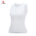 X-TIGER Women's Cycling Base Layer Top Sleeveless Summer Breathable Mesh Road Bike Vest Quick Dry Sports Cycling Underwear Oasis Select XW-WS-39302 XL
