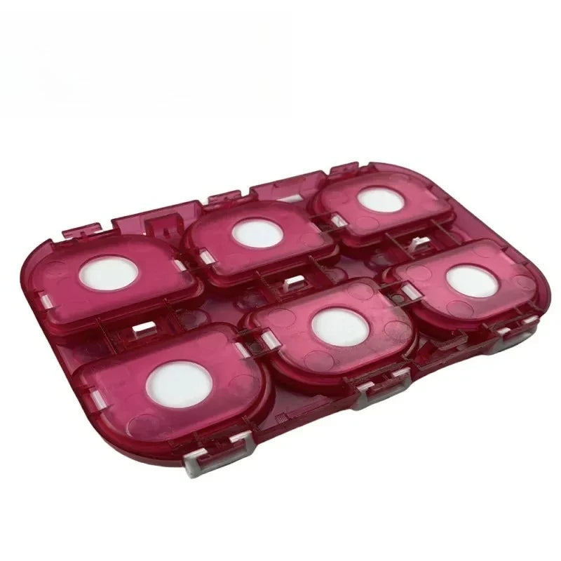 6-Grid Magnetic Fishing Hook Storage Box Portable Waterproof Organizer Case for Fishing Lures Tackle Accessories Outdoor Gear Oasis Select