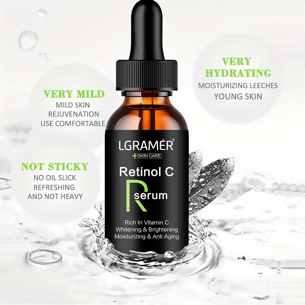 Retinol Aging Removes Wrinkles Serum Pore Shrinking Serum Whitening Moisturizing Serum Pigment Spots Remove Face Firming Oil Oasis Select
