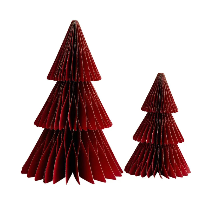 Christmas festive atmosphere desktop decoration kit with paper ornaments designed for home and office use on tables and cabinets Oasis Select Red China Mainland