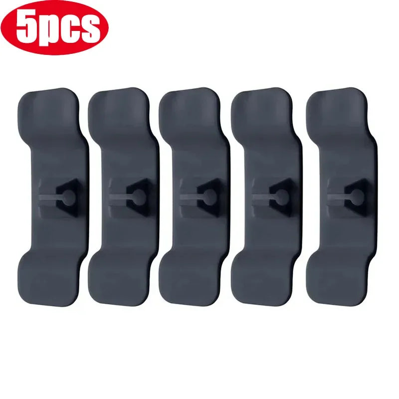 1/2/3/5/6pcs Cord Organizer Cable Wrap Holder For Kitchen Appliances Mixers Blenders Coffee Makers Pressure Cookers Air Fryers Oasis Select 5PCS Grey