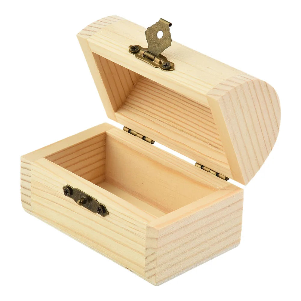 Boxes Wooden Box Wooden box New Utility Keepsake Plain Small/Large Craft Decorate Jewellery Storage Trinket Wedding Oasis Select