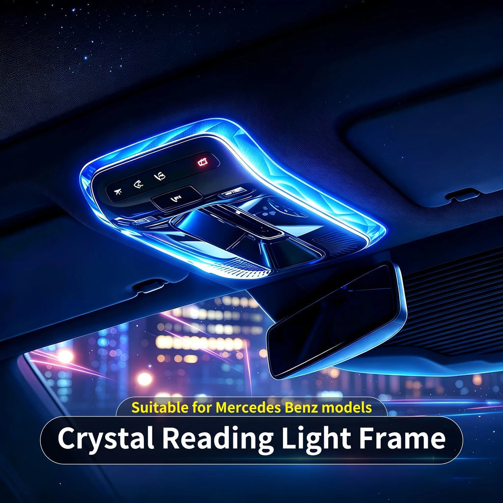 Mercedes C/E Class Crystal Reading Light Frame Trim | W206 W214