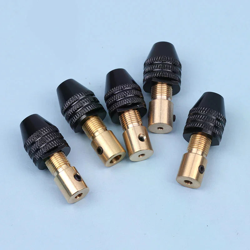 2mm-5mm Universal Small Electronic Drill Bit Collet Mini Chuck Tool Set Fixture Clamp Multifunction Micro Electric Drill Chuck Oasis Select