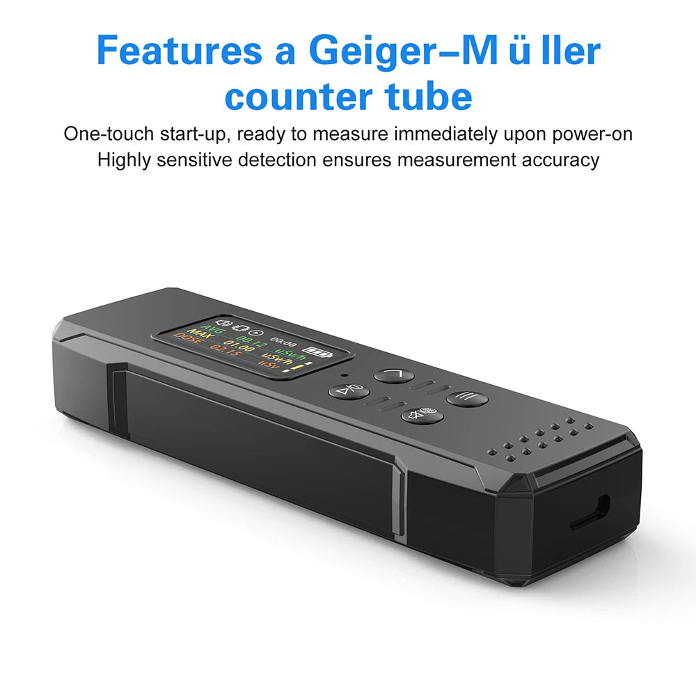 Portable Nuclear Radiation Detector Geiger Counter X Gamma Beta Ray Monitor For Nuclear Contaminated Seafood Detection Oasis Select