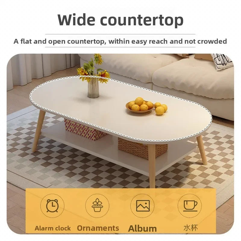 Multi-functional Coffee table living room small apartment living room sofa tea table bedroom simple bed INS wind small table Oasis Select