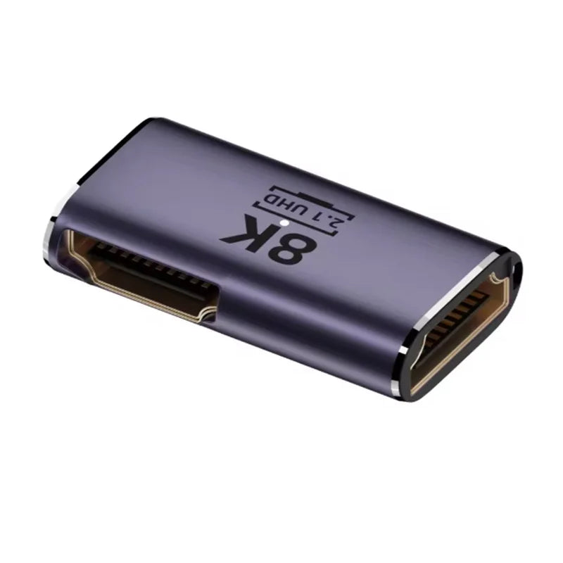 8K HDMI2.1 Cable Adapter micro mini hdmi to HDMI 2.1 Converter 48Gpbs 8K60HZ 4K120HZ for HDTV Projector PS4 PS5 Laptop PC Oasis Select