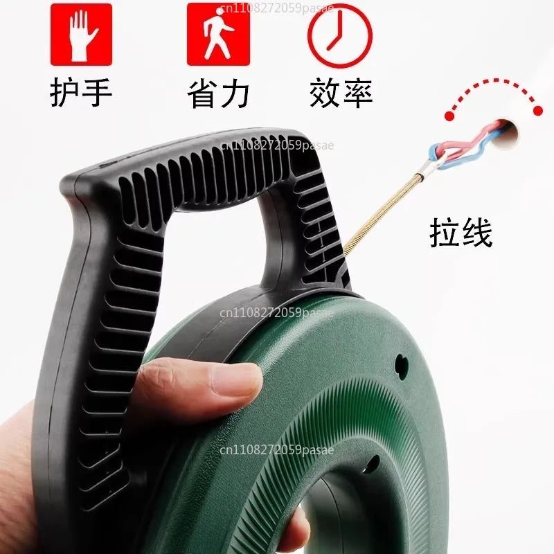 Retractable Wire Puller & Cable Threading Tool for Electricians