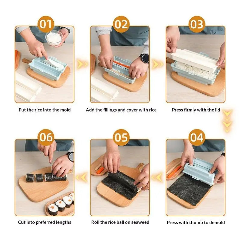 2 Cavity Non-Stick Rice Ball Onigiri Mold Easy Demould Reusable for Home DIY Bento Picnic Snack Prep Oasis Select