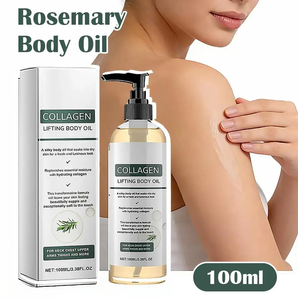 Collagen Lifting Body Oil Deep Hydration Moisturizing Firming Body Skin After Shower Body Care Lightweight Massage Essential Oil Oasis Select