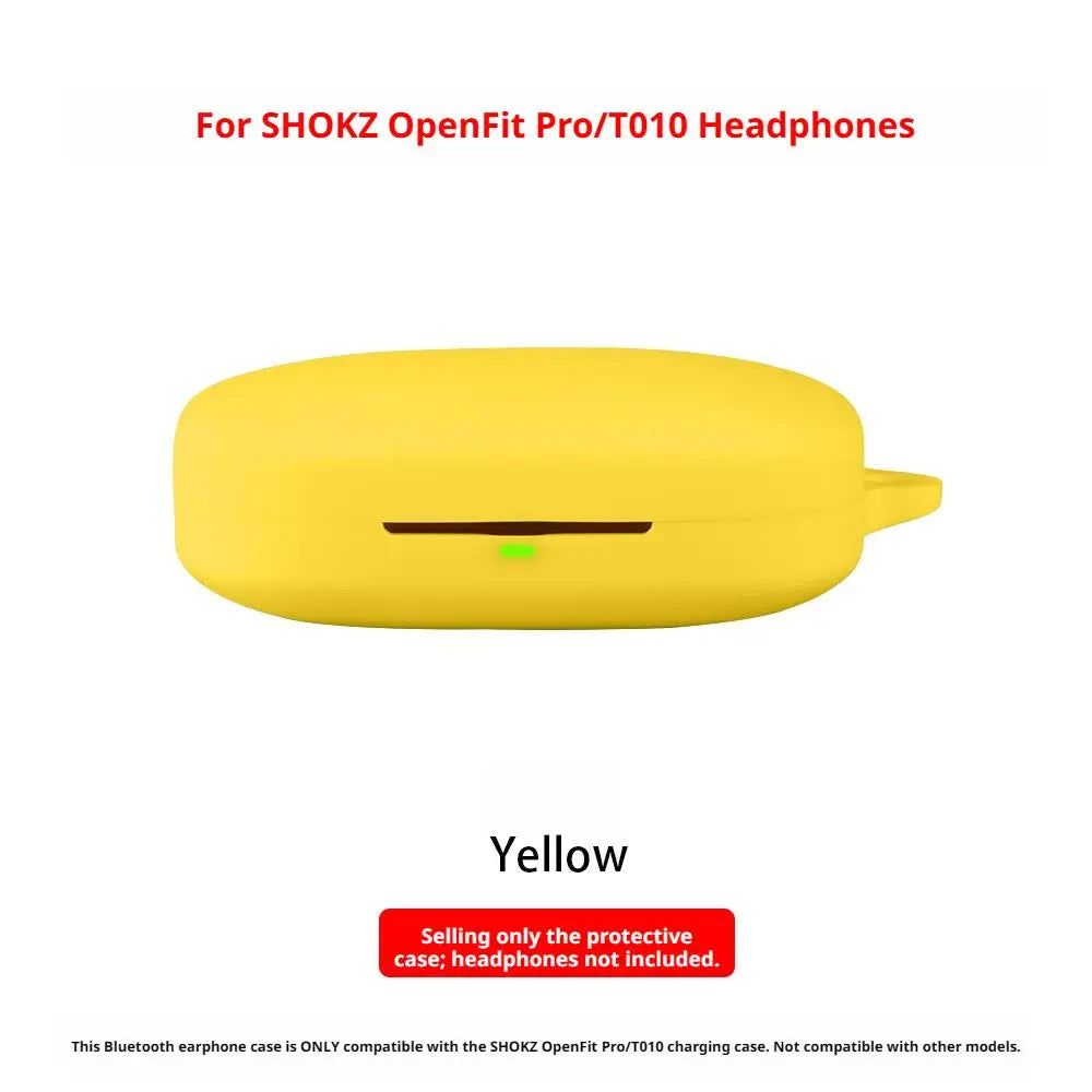 Silicone Protective Case for SHOKZ OpenFit Pro T010 Wireless Headphone Protector Case Cover Shell Housing Anti-dust Sleeve Oasis Select 06