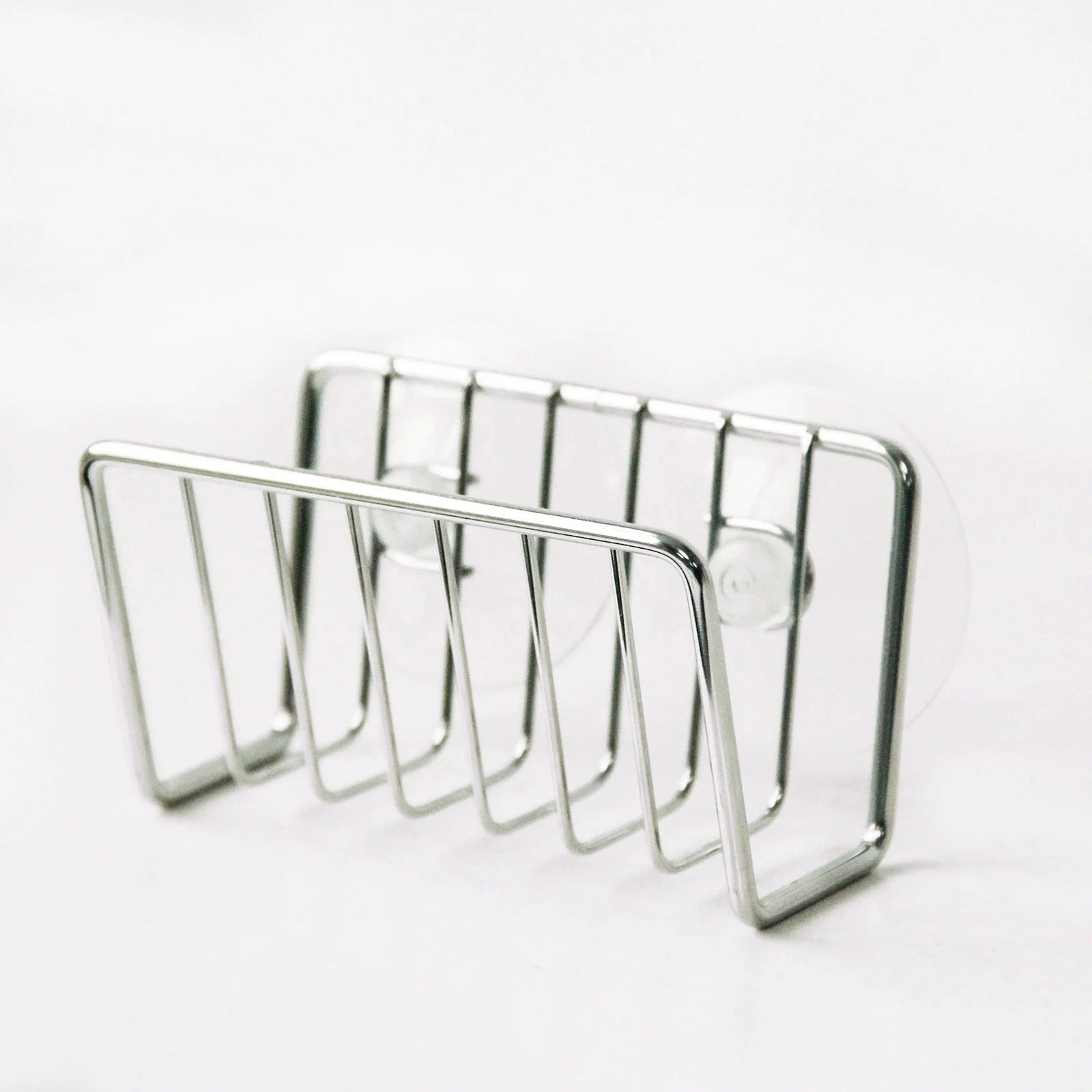 Sink Sponge Holder Rack – Wall Mount Steel Kitchen Organizer