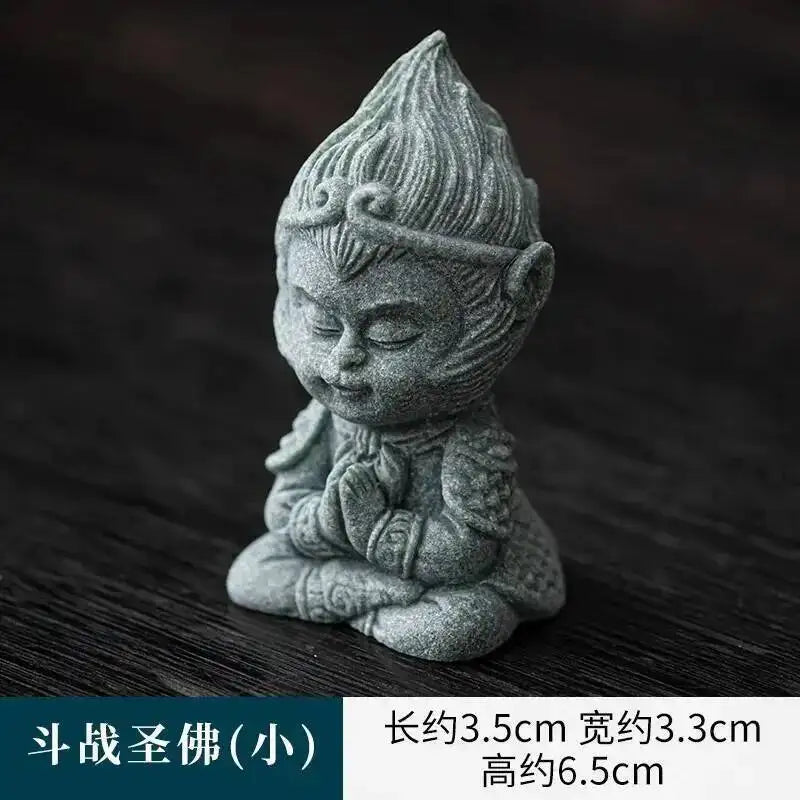 National Trend Green Sandstone Small Ornament Home Desktop Decoration
