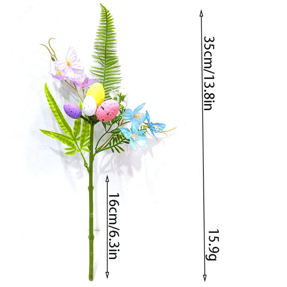 Easter Egg Flower Branch DIY Spring Tree Decoration | Rabbits