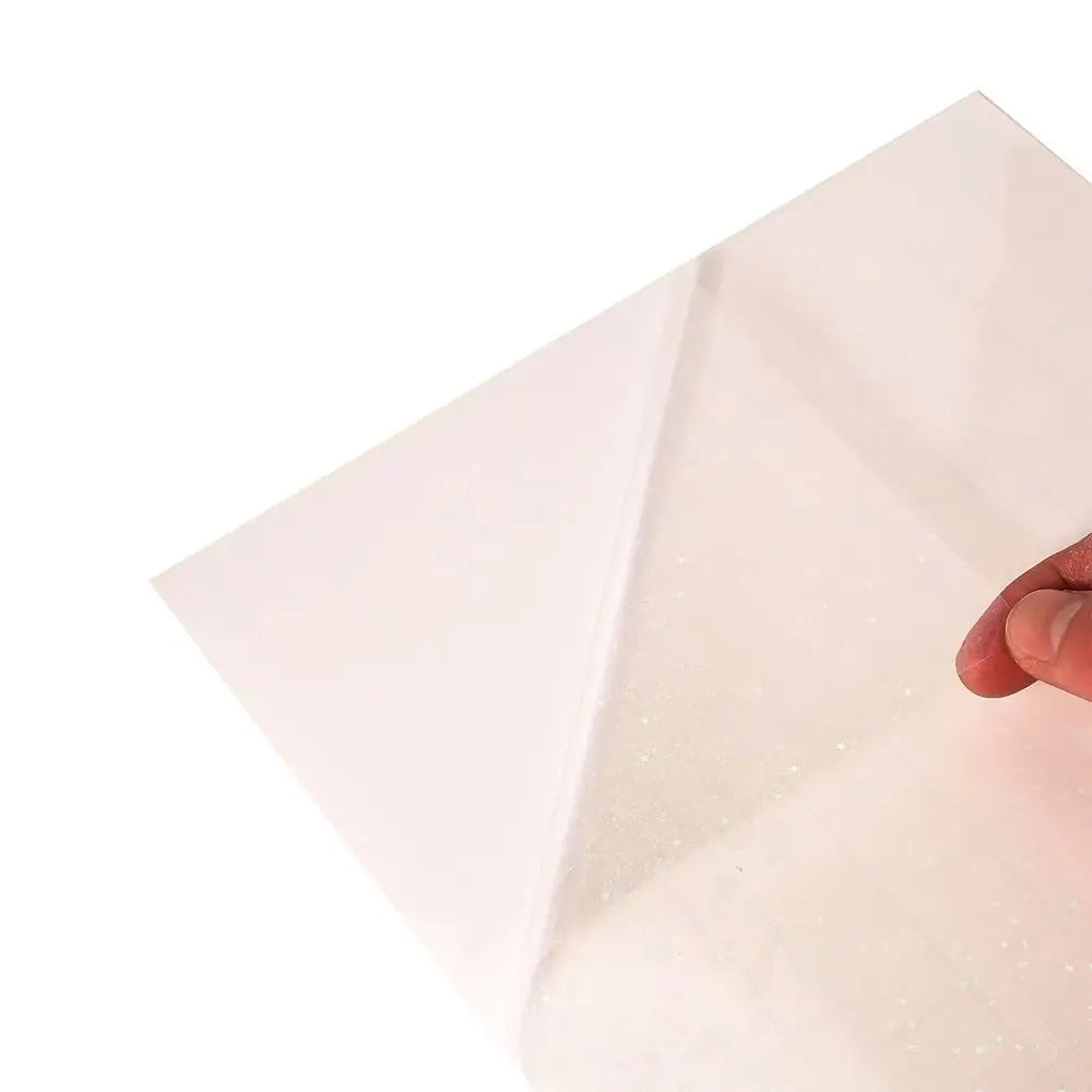 50Pcs Holographic Sand Stars Sticker Paper | 3" Self-Adhesive Film