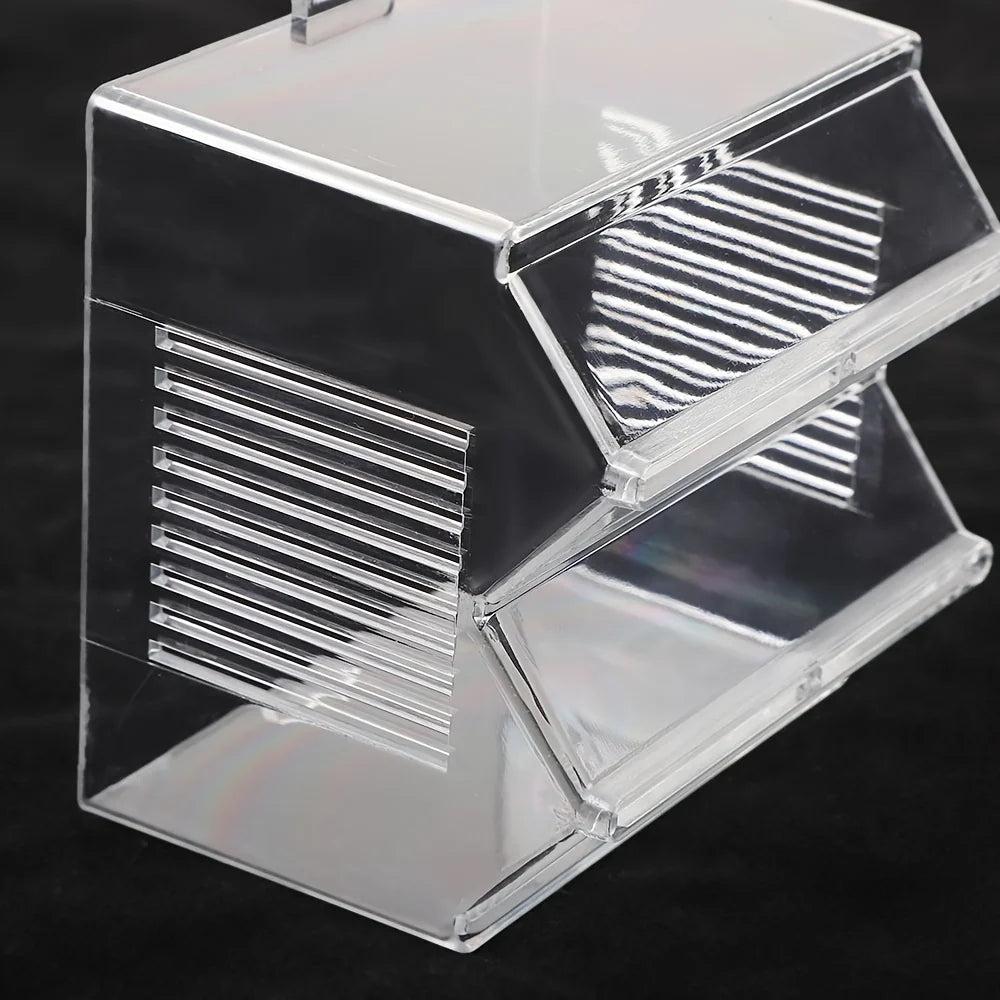 Multifunctional Aquarium Breeding Isolation Box High Clear Double Grid Fish Tank Hatchery Incubator for Small Fishes Oasis Select